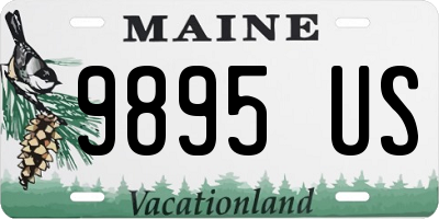 ME license plate 9895US
