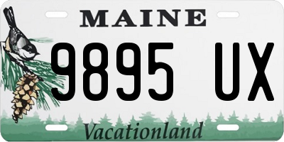 ME license plate 9895UX