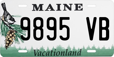 ME license plate 9895VB