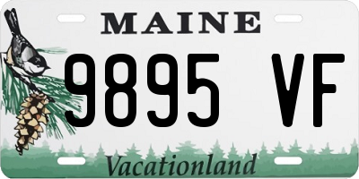 ME license plate 9895VF