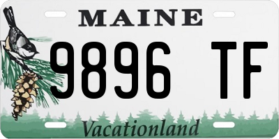 ME license plate 9896TF