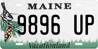 ME license plate 9896UP