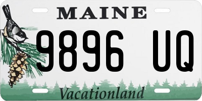 ME license plate 9896UQ