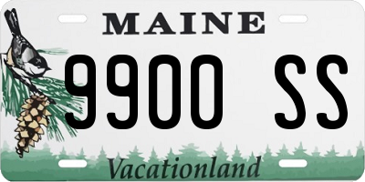 ME license plate 9900SS