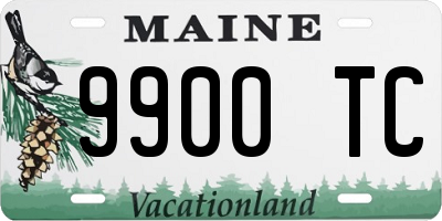 ME license plate 9900TC