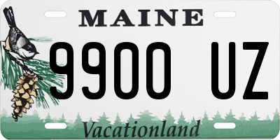 ME license plate 9900UZ