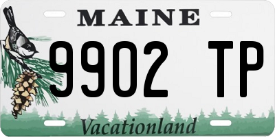 ME license plate 9902TP