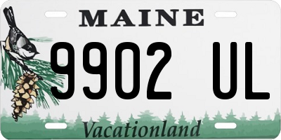 ME license plate 9902UL