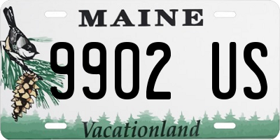 ME license plate 9902US