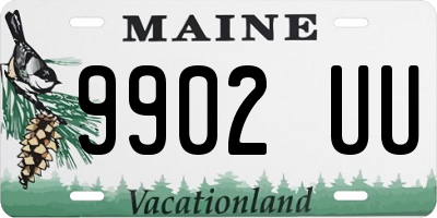 ME license plate 9902UU