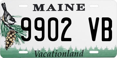 ME license plate 9902VB