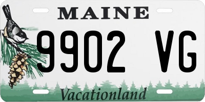 ME license plate 9902VG
