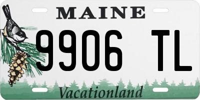ME license plate 9906TL