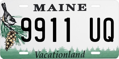 ME license plate 9911UQ