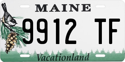 ME license plate 9912TF