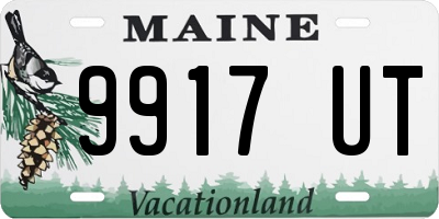 ME license plate 9917UT
