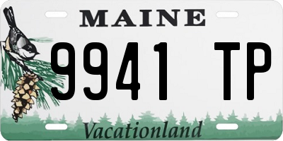 ME license plate 9941TP