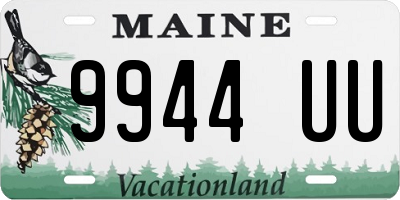 ME license plate 9944UU