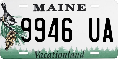 ME license plate 9946UA