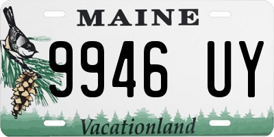 ME license plate 9946UY