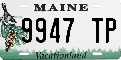 ME license plate 9947TP