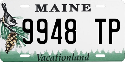 ME license plate 9948TP