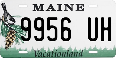 ME license plate 9956UH