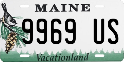 ME license plate 9969US