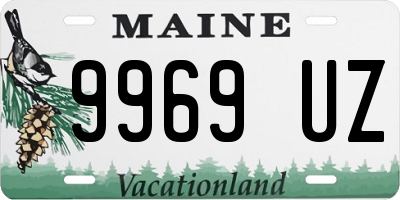 ME license plate 9969UZ