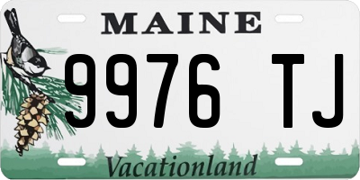 ME license plate 9976TJ