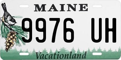 ME license plate 9976UH