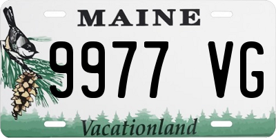 ME license plate 9977VG