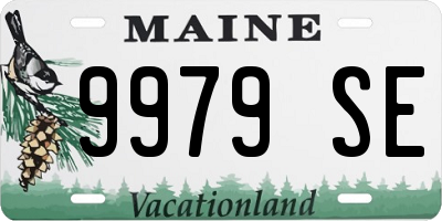 ME license plate 9979SE