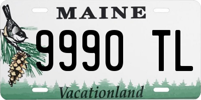 ME license plate 9990TL