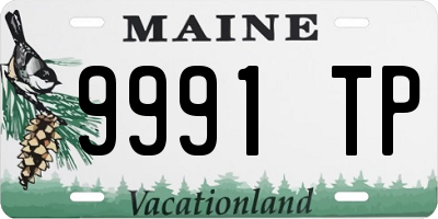 ME license plate 9991TP