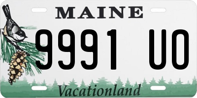ME license plate 9991UO