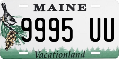 ME license plate 9995UU