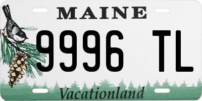 ME license plate 9996TL