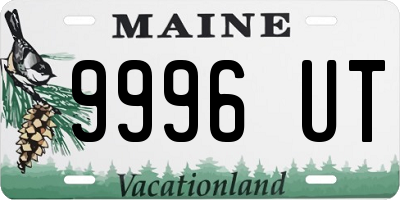 ME license plate 9996UT