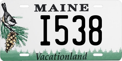 ME license plate I538