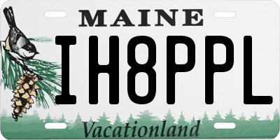 ME license plate IH8PPL