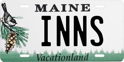 ME license plate INNS