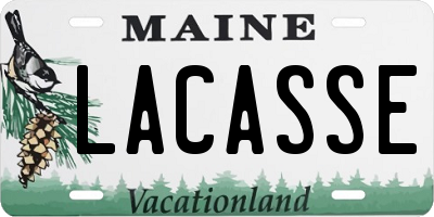 ME license plate LACASSE