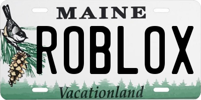 ME license plate ROBLOX