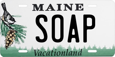 ME license plate SOAP