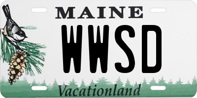 ME license plate WWSD