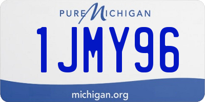 MI license plate 1JMY96