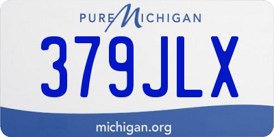 MI license plate 379JLX