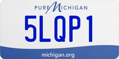 MI license plate 5LQP1