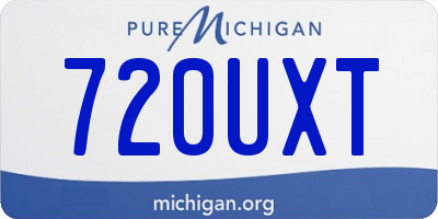 MI license plate 720UXT